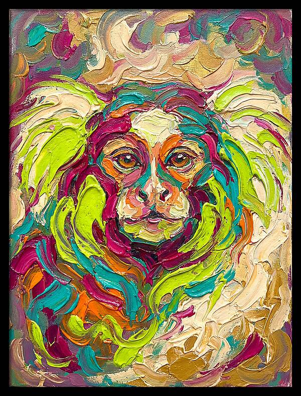 Marmoset In Vibrant Colors