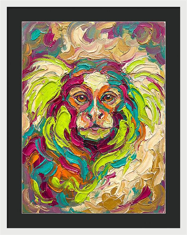 Marmoset In Vibrant Colors