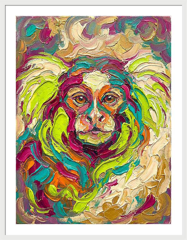 Marmoset In Vibrant Colors