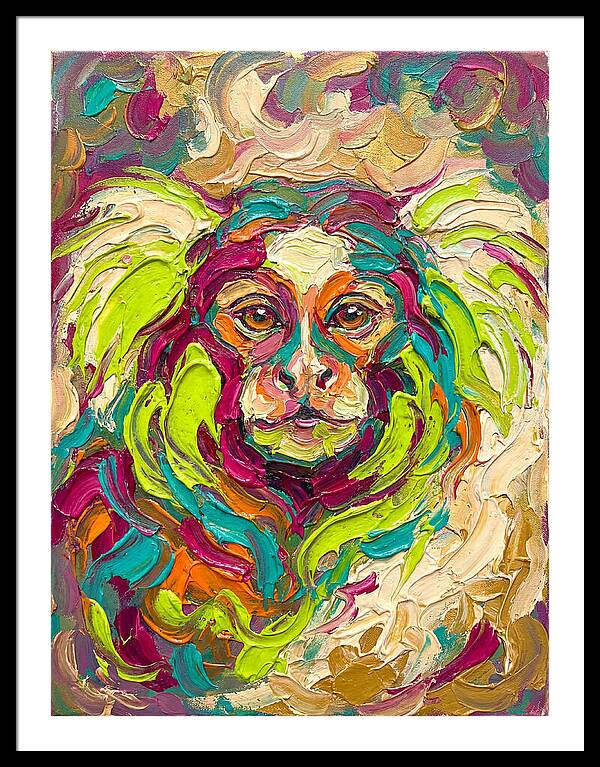Marmoset In Vibrant Colors