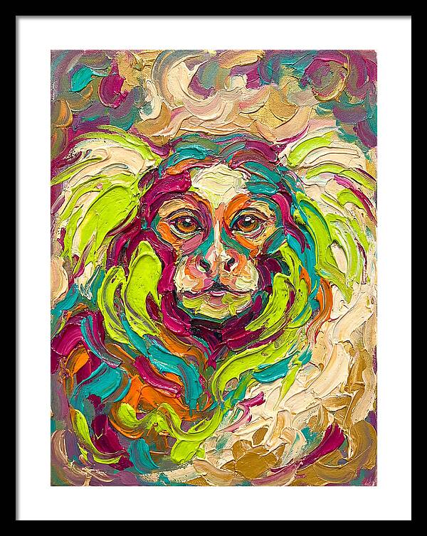 Marmoset In Vibrant Colors