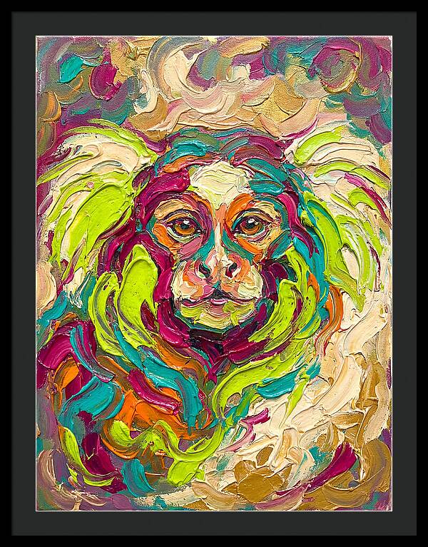 Marmoset In Vibrant Colors