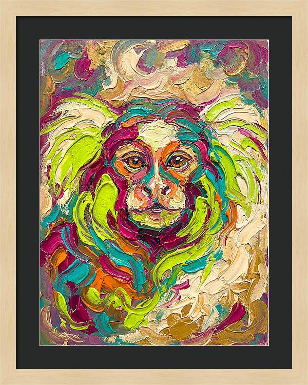 Marmoset In Vibrant Colors