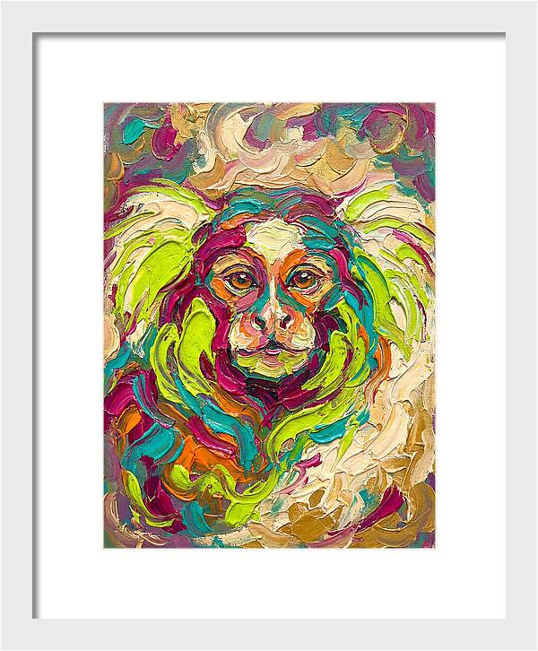 Marmoset In Vibrant Colors