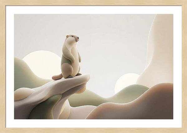 Marmot Sentinel On A Cliff