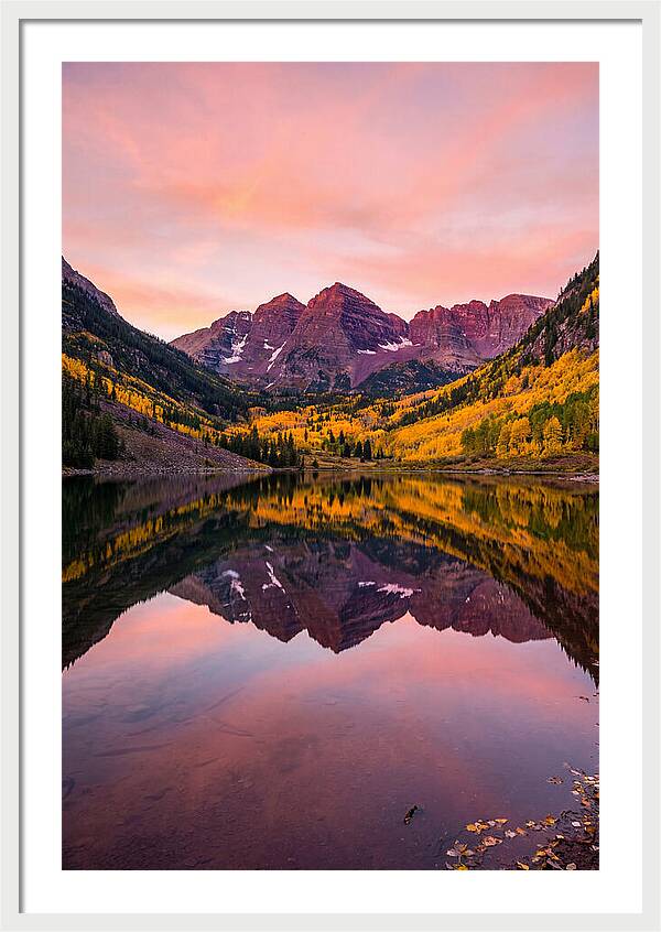 Maroon Bells At Dawn