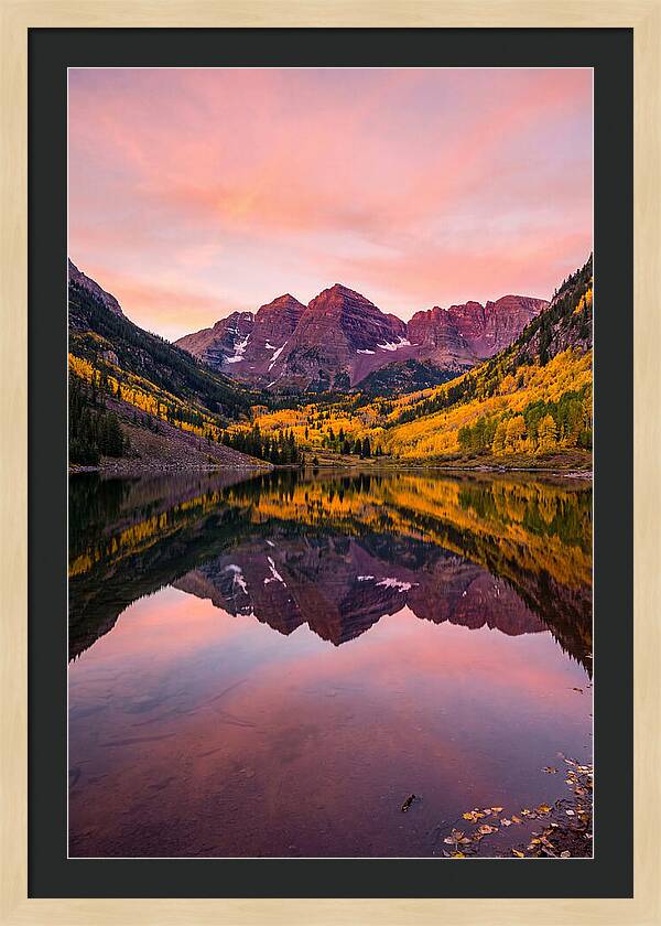 Maroon Bells At Dawn