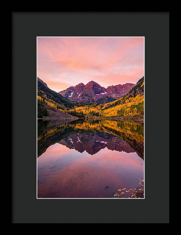 Maroon Bells At Dawn