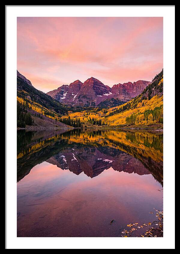 Maroon Bells At Dawn
