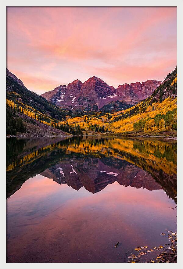 Maroon Bells At Dawn