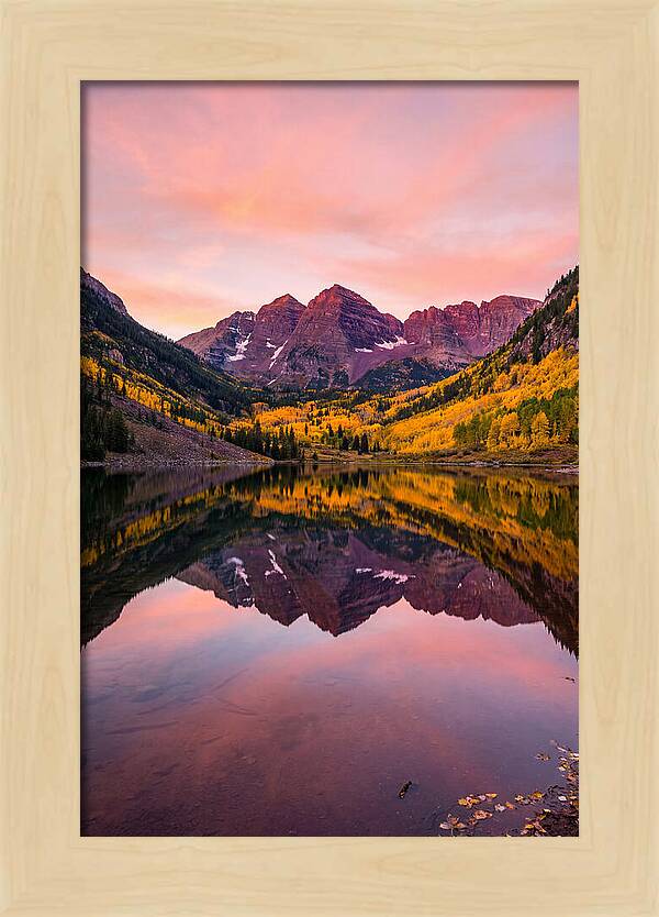 Maroon Bells At Dawn