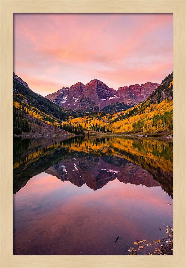 Maroon Bells At Dawn