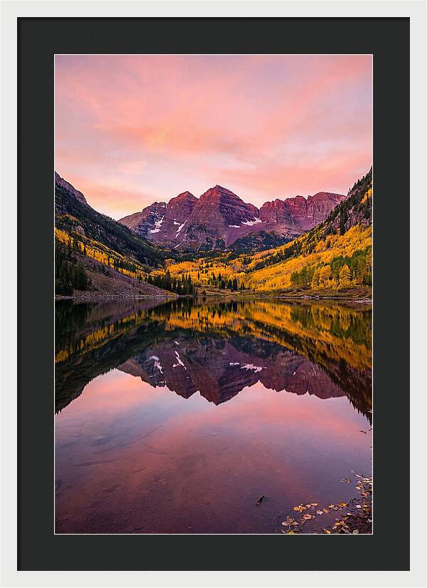 Maroon Bells At Dawn