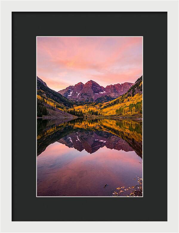 Maroon Bells At Dawn