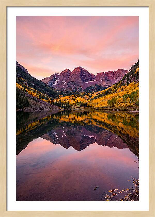 Maroon Bells At Dawn