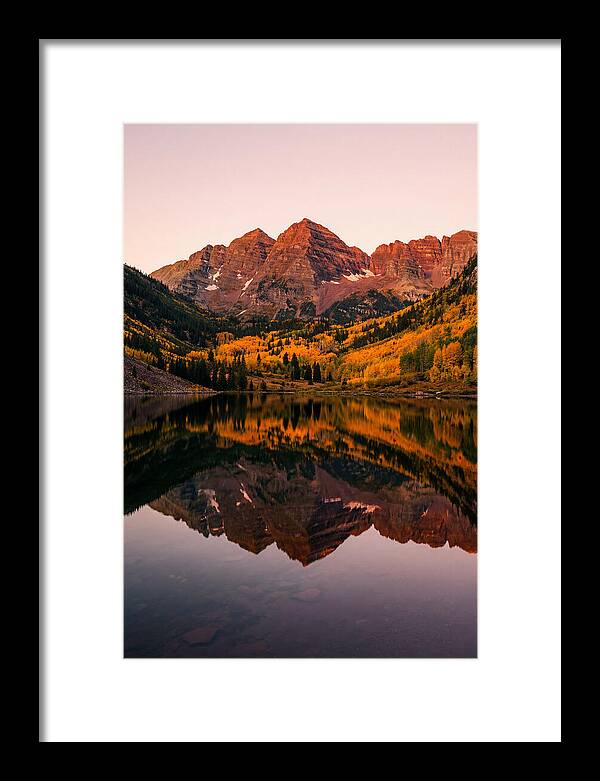Maroon Bells At Dawn