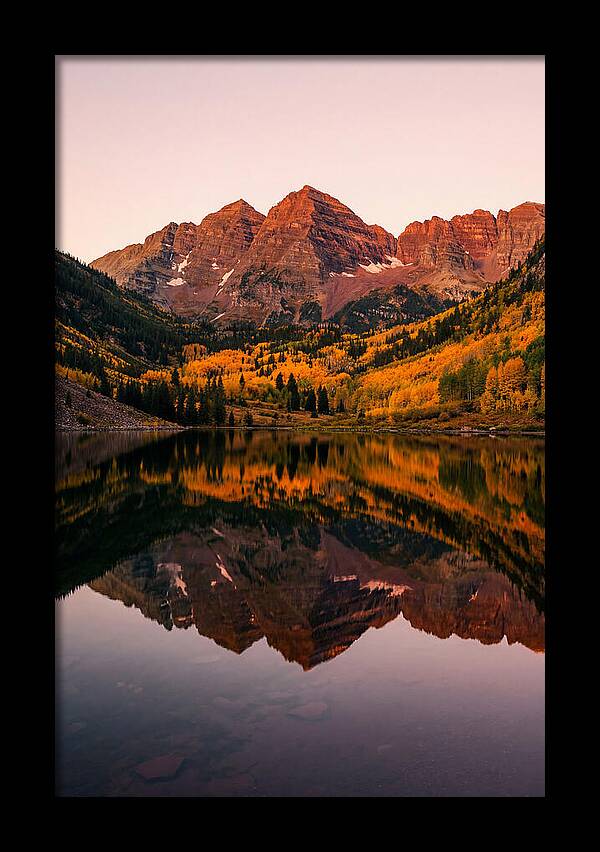 Maroon Bells At Dawn