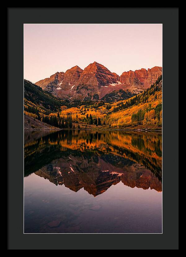 Maroon Bells At Dawn