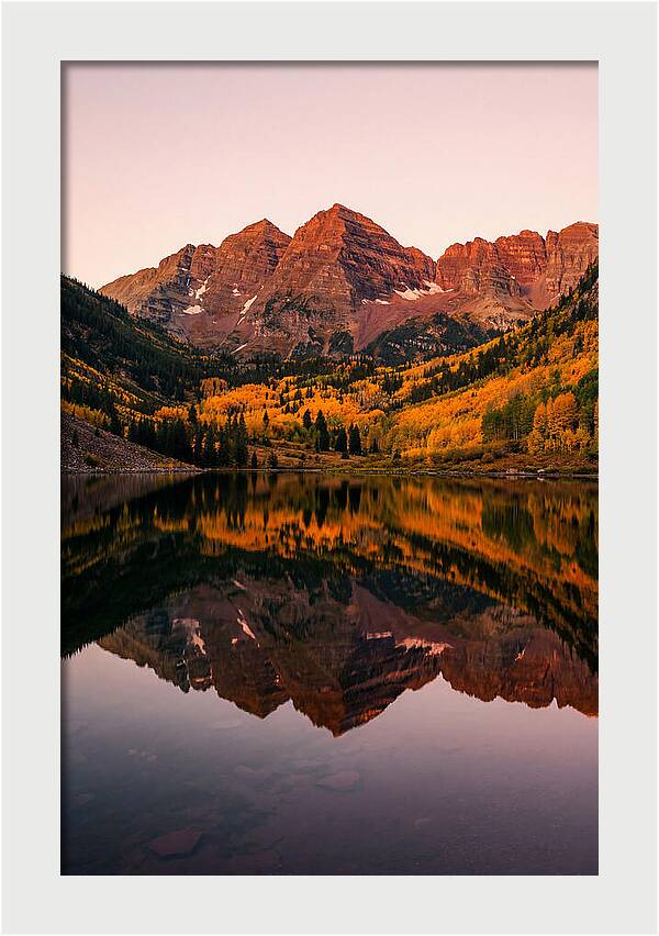 Maroon Bells At Dawn