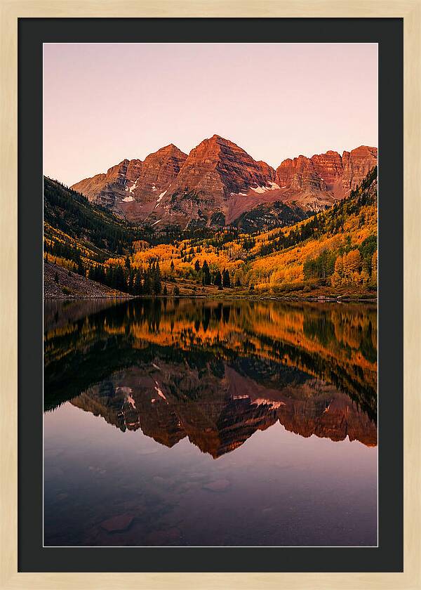 Maroon Bells At Dawn