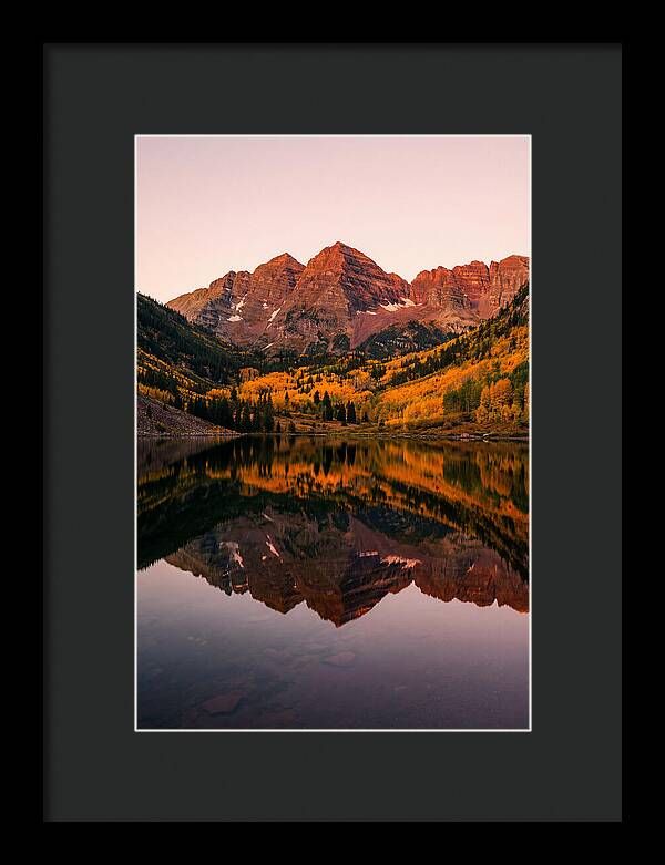 Maroon Bells At Dawn