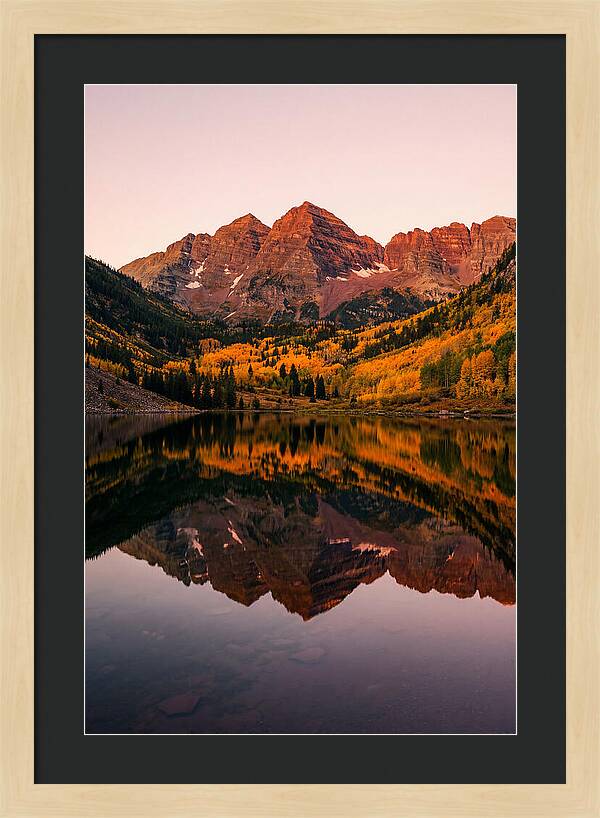 Maroon Bells At Dawn