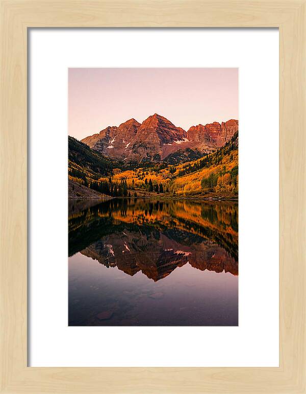 Maroon Bells At Dawn