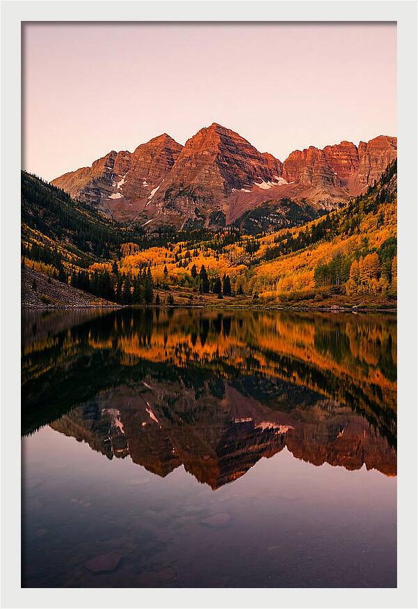 Maroon Bells At Dawn