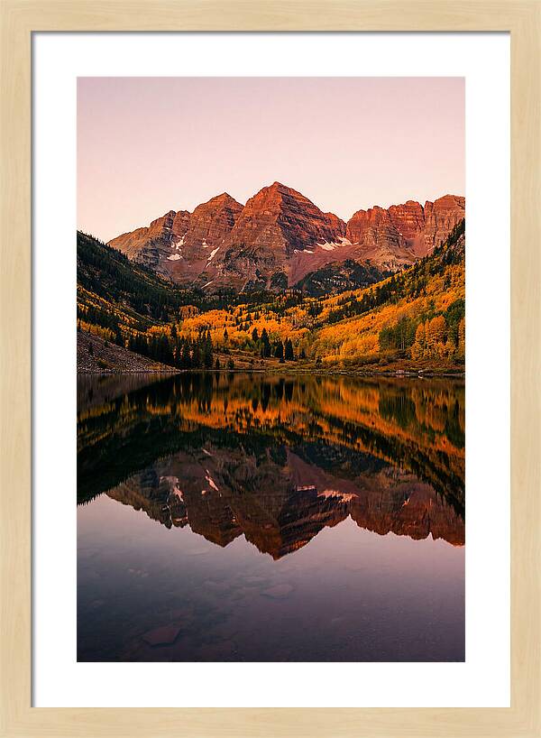 Maroon Bells At Dawn