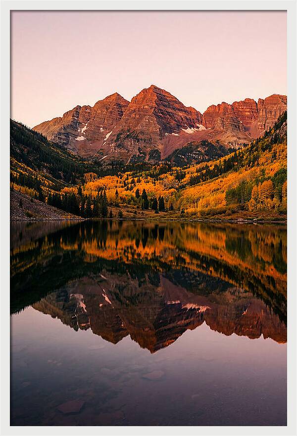 Maroon Bells At Dawn
