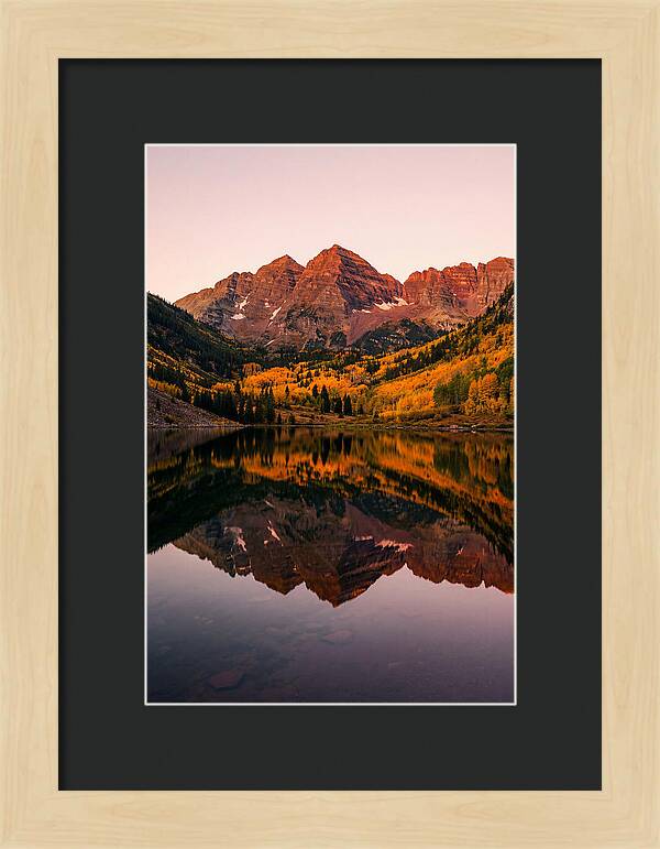 Maroon Bells At Dawn