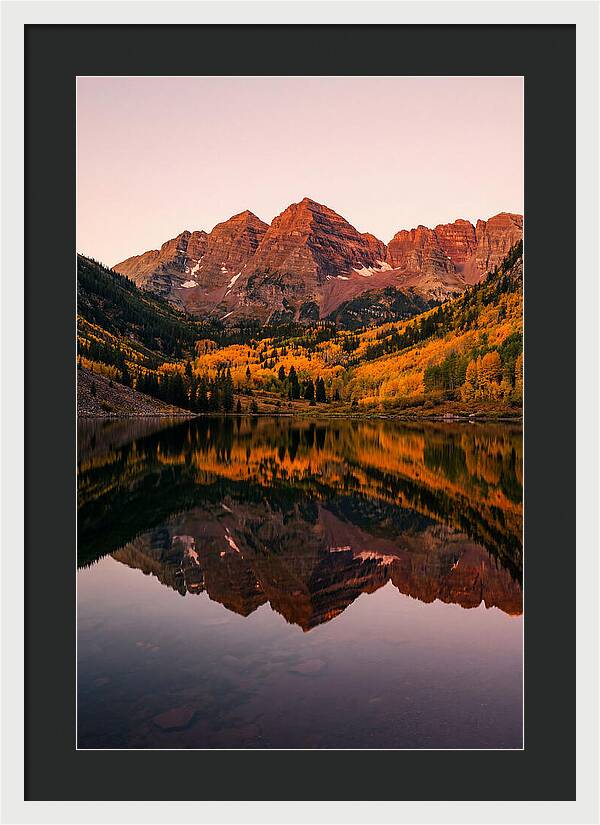 Maroon Bells At Dawn
