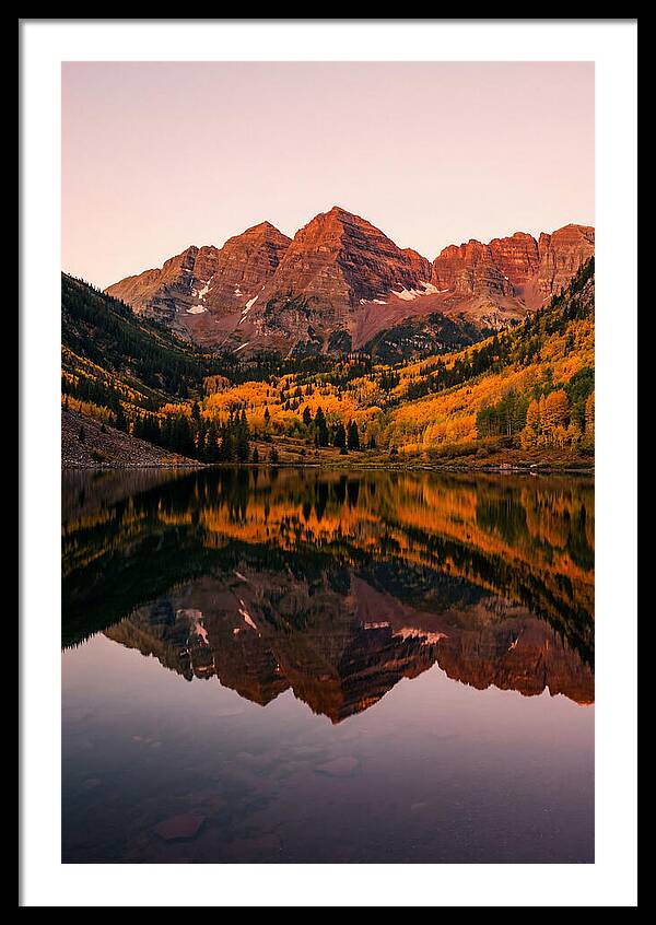 Maroon Bells At Dawn