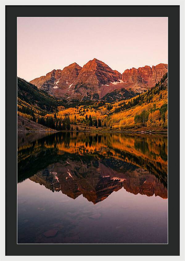 Maroon Bells At Dawn