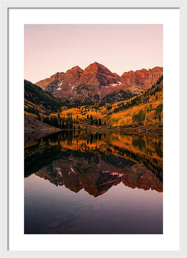Maroon Bells At Dawn