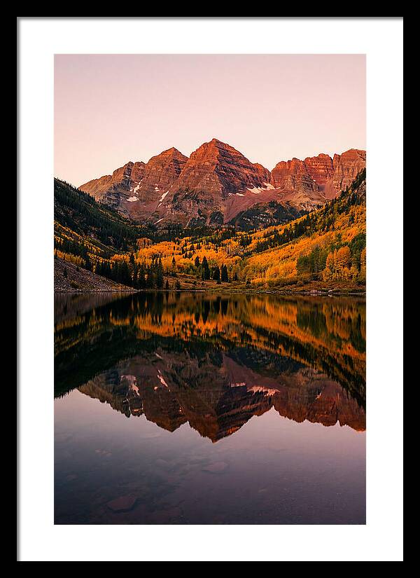Maroon Bells At Dawn