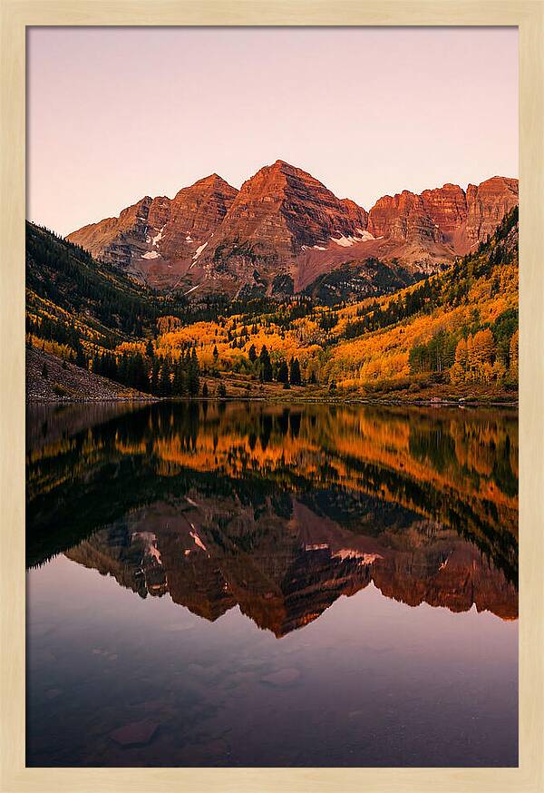 Maroon Bells At Dawn