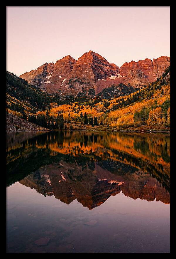 Maroon Bells At Dawn