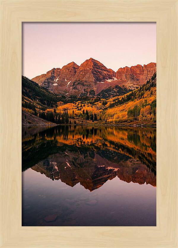 Maroon Bells At Dawn