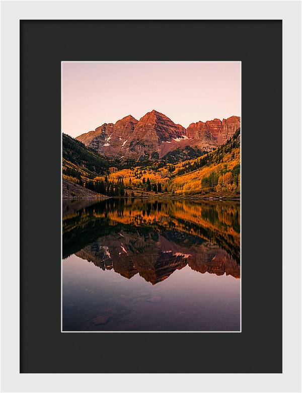 Maroon Bells At Dawn