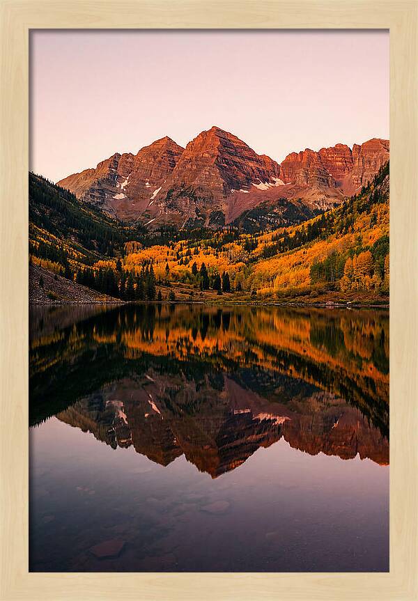 Maroon Bells At Dawn