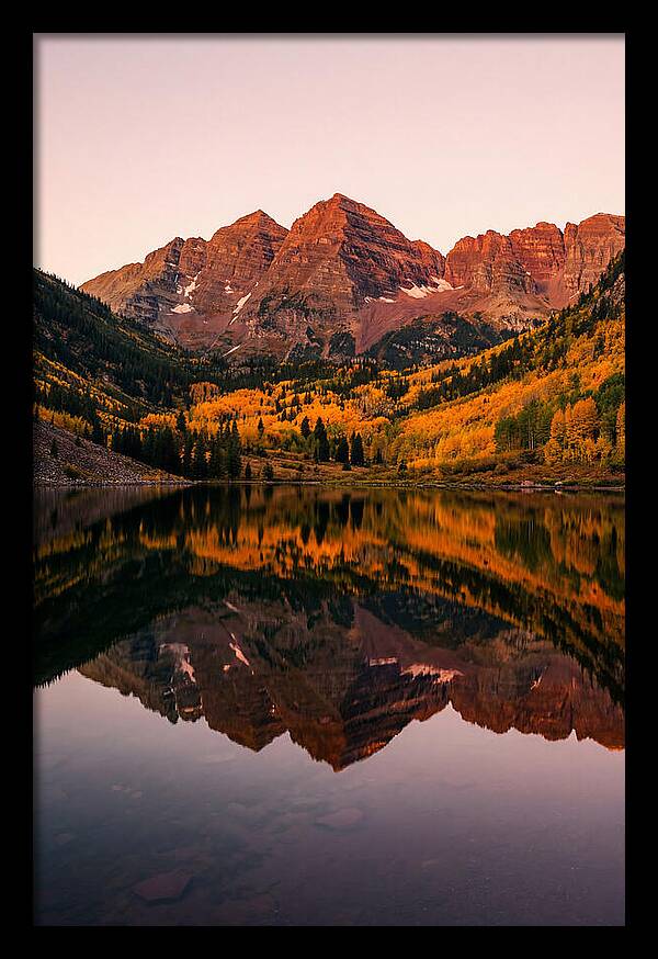 Maroon Bells At Dawn
