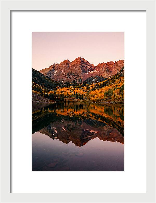 Maroon Bells At Dawn