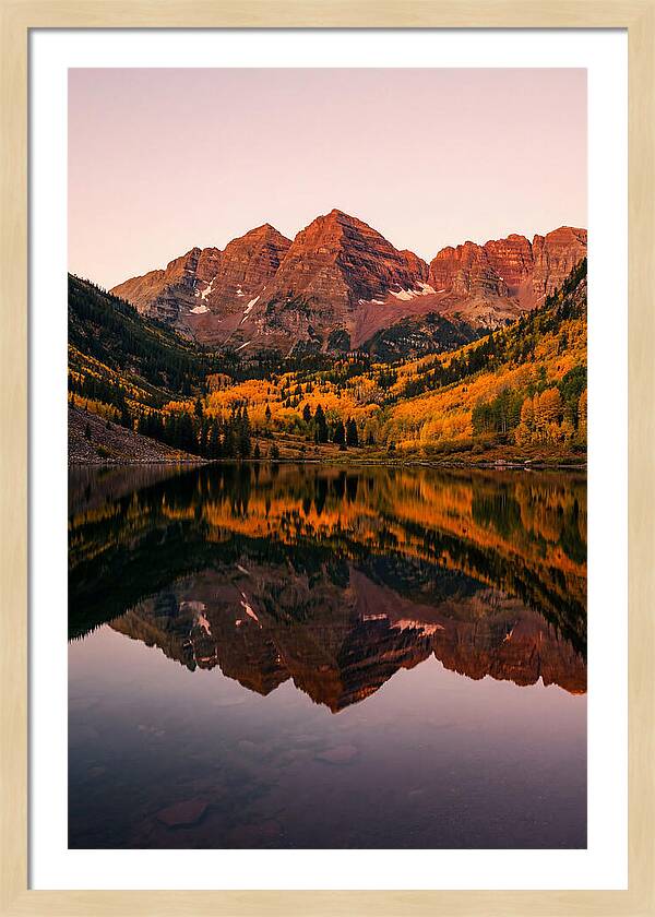 Maroon Bells At Dawn