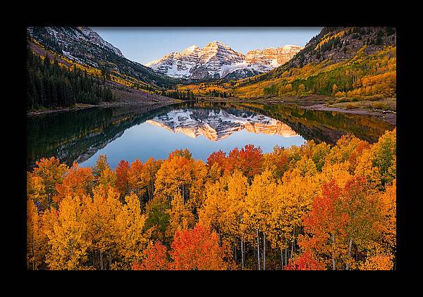 Maroon Bells In Autumn Splendor