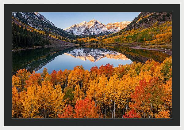 Maroon Bells In Autumn Splendor