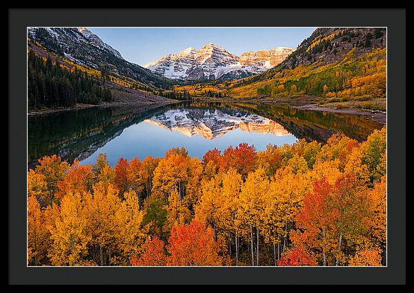 Maroon Bells In Autumn Splendor