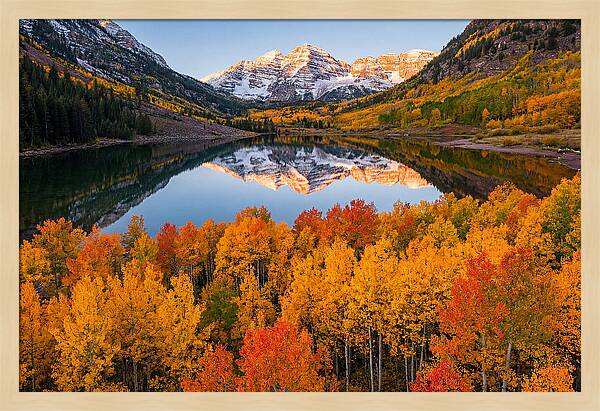 Maroon Bells In Autumn Splendor