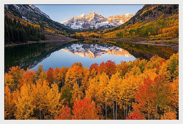Maroon Bells In Autumn Splendor