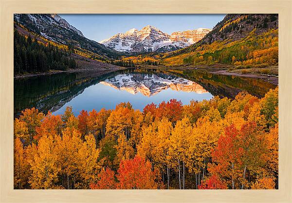 Maroon Bells In Autumn Splendor
